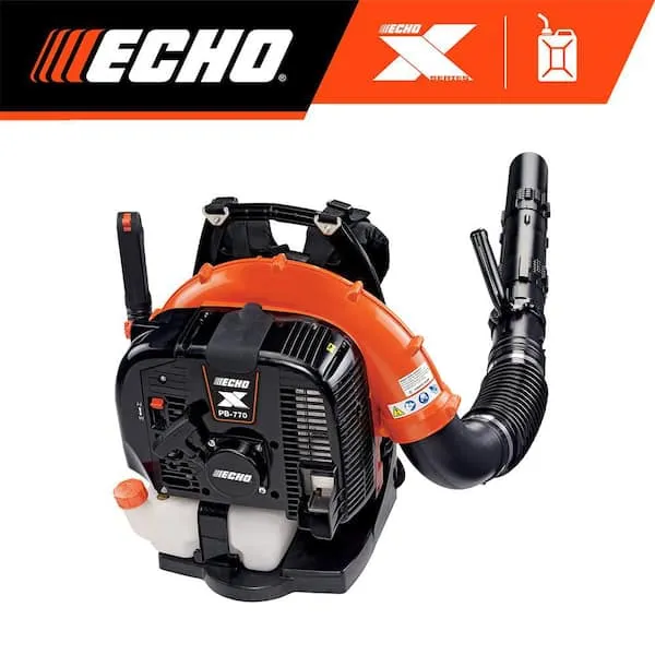 ECHO234 MPH 756 CFM 63.3 cc Gas 2-Stroke X Series Backpack Leaf Blower with Hip Throttle