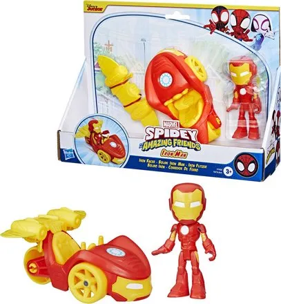 SPIDEY AMAZING FRIENDS - IRON MAN - COFFRET BOLIDE