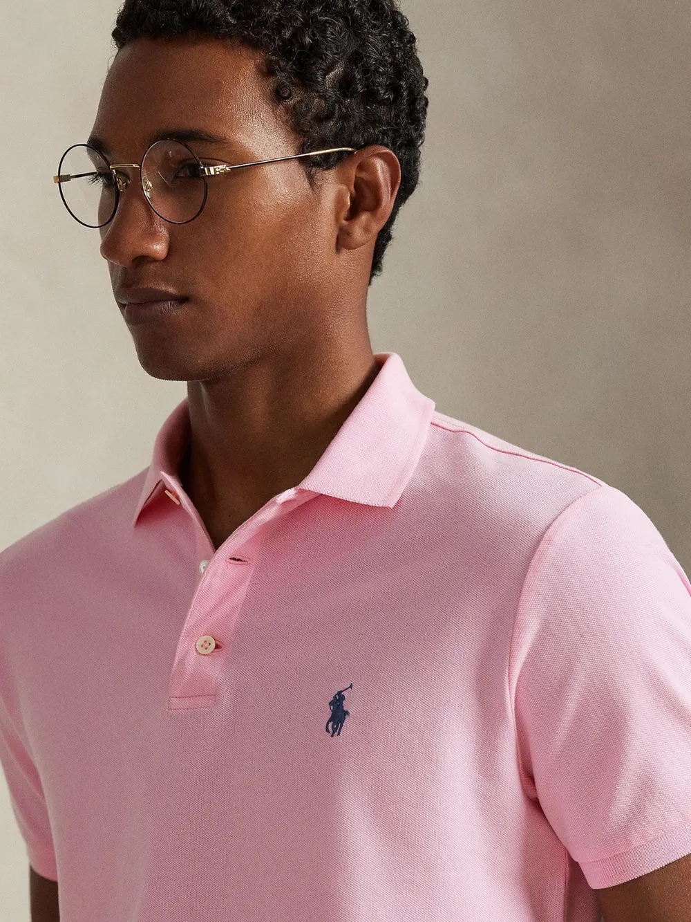 STRETCH MESH POLO SHIRT