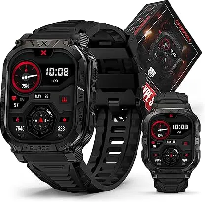 CARBINOX Blaze Smart Watch with GPS – Rugged Fitness T…
