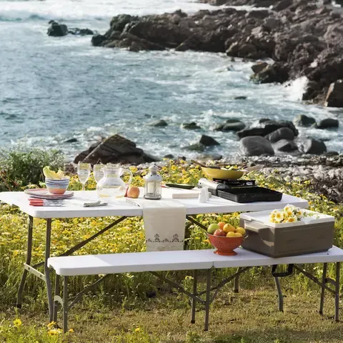 Mesa plegable tipo Maleta 180 cm