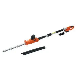 Tagliasiepi telescopico SucceBuy 20 V, tagliasiepi senza fili con lama in acciaio 45,7 cm, asta 188-239 cm, batteria e caricatore