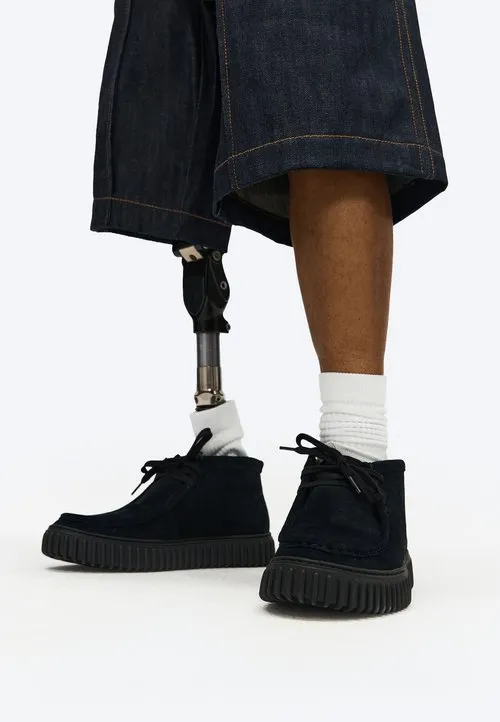 TORHILL HI - Casual snøresko - black