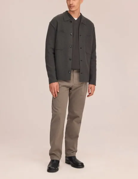 Jonas 6398 Boiled Wool Overshirt Dark Army