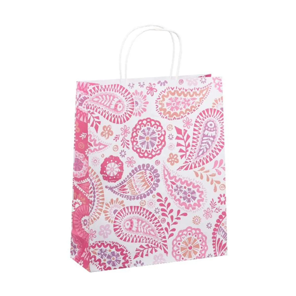 DG Party Large Pink Shopper Gift Bag, Assorted - 1 ct