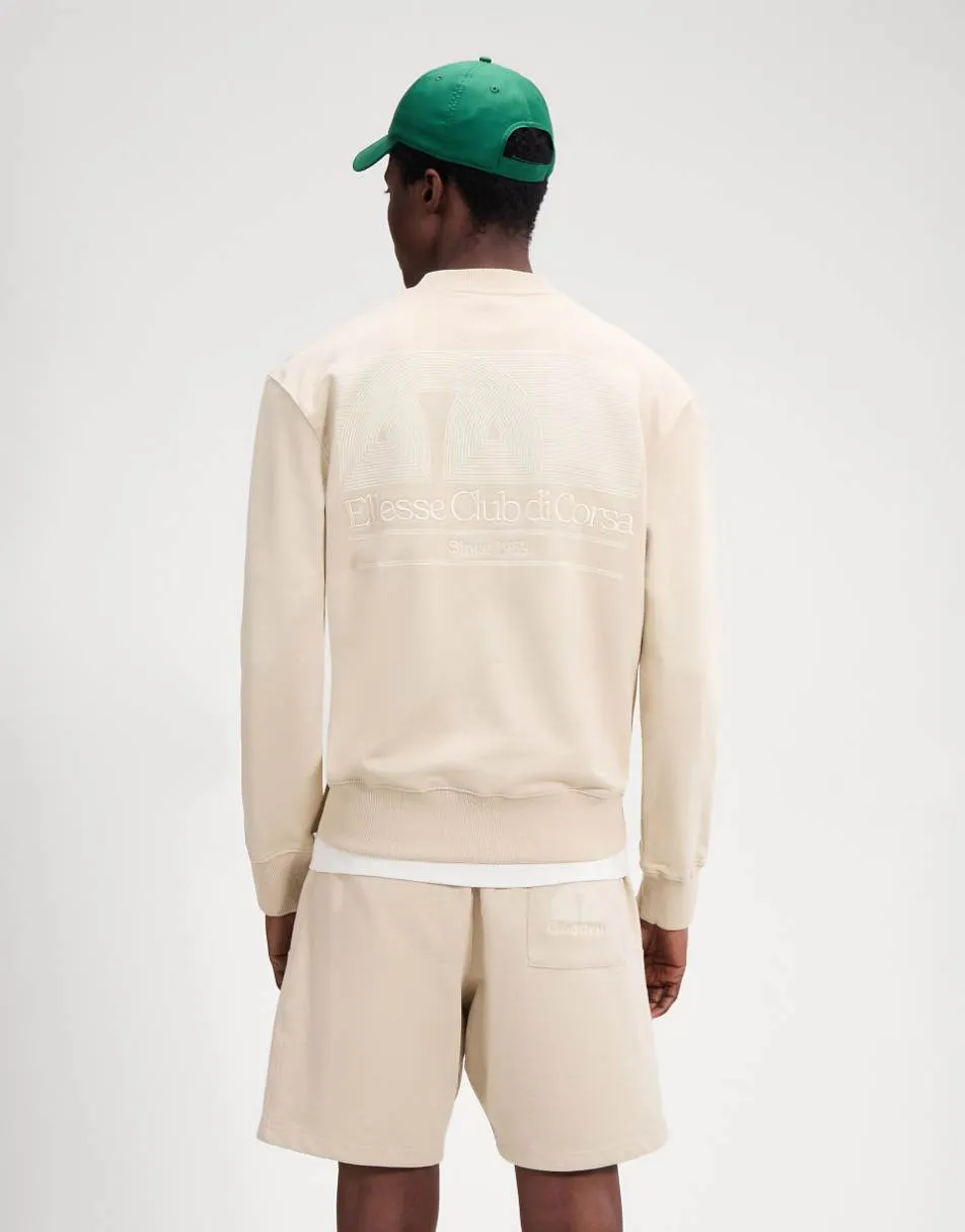 ellesse Club di corsa sweatshirt in stone