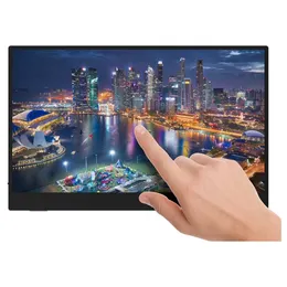 Kogan XPRESSO 15.6" Full HD IPS USB-C Portable Touchscreen Monitor with Leather Case (1920 x 1080)