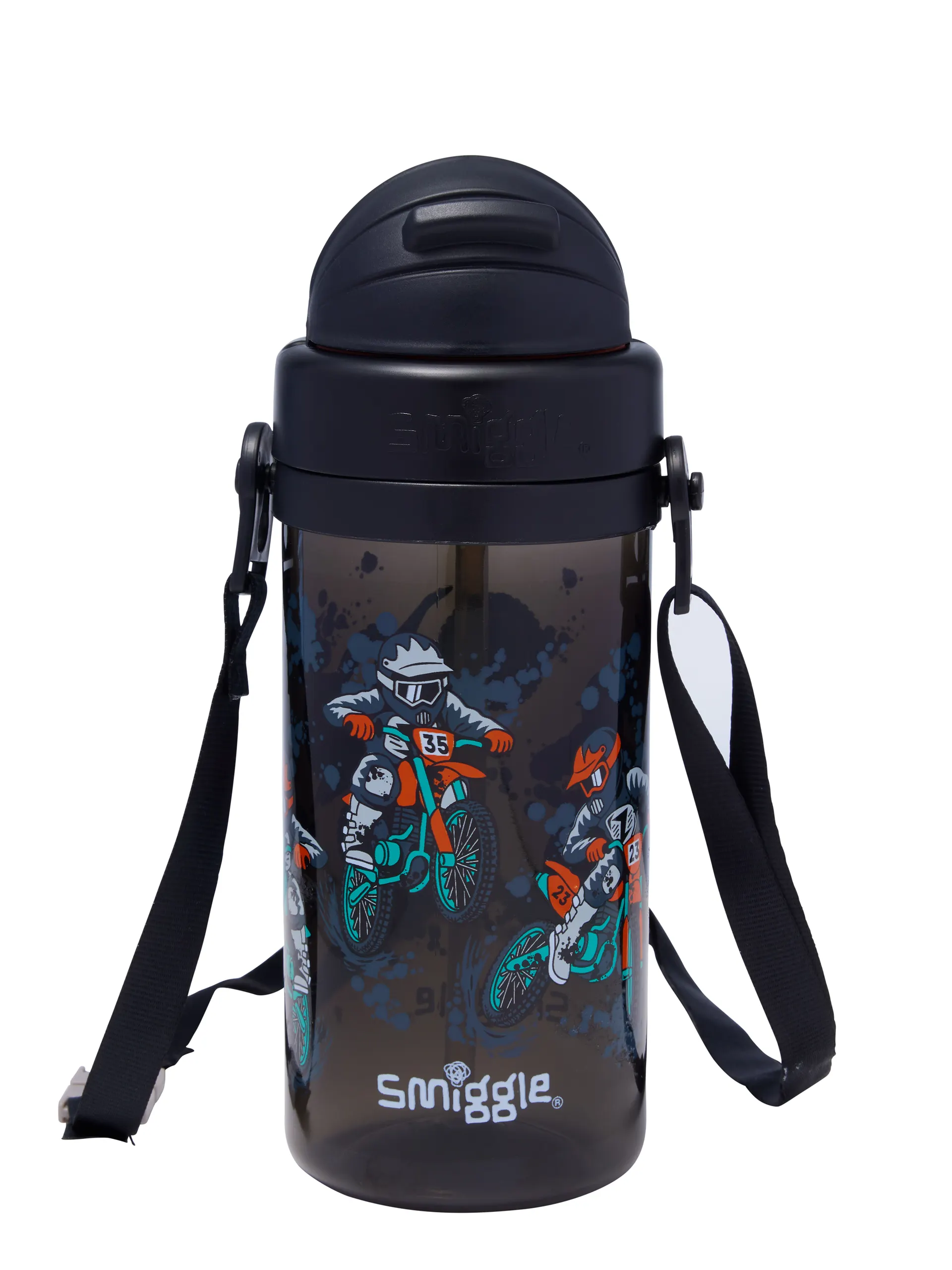 Adventurous Teeny Tiny Plastic Drink Bottle With Strap 400Ml