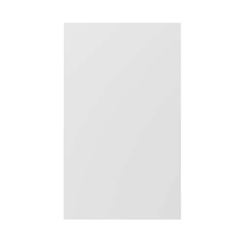 18 in. W x 30 H Melamine Flat Panel Slab Door for Kitchen Cabinet, White