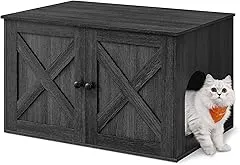 Feandrea Cat Litter Box Enclosure, Litter Box…