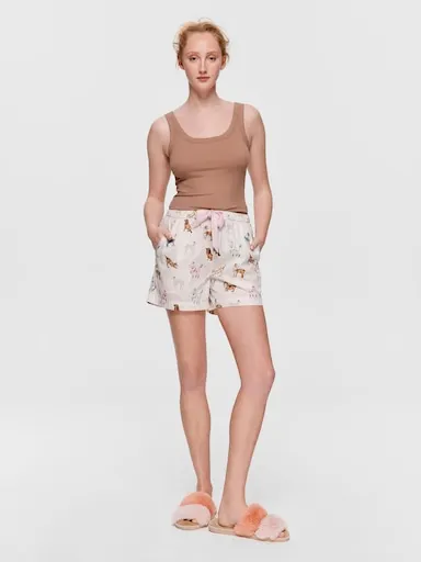 Mixed Dogs 100% Cotton Mid Short