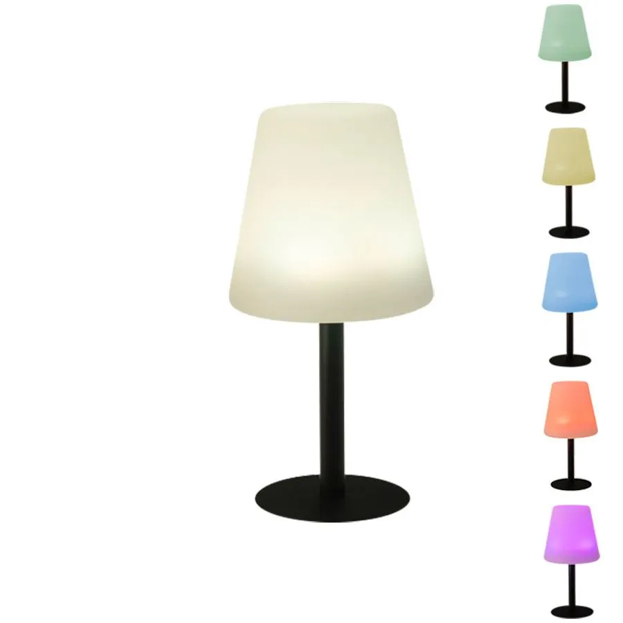 Outdoor-Solar-Tischlampe mit Farbwechsler 15x30cm