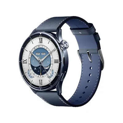 Xiaomi Watch S5 - 46 mm - Edelstahl 316L - intelligente Uhr - genuine leather - Handgelenkgröße: 135-205 mm - Anzeige 3.8 cm (1.48")