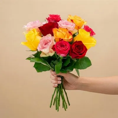 Brievenbusbloemen | Rozen | Warme Tinten