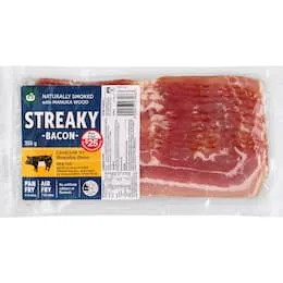 Woolworths Streaky Bacon 350g