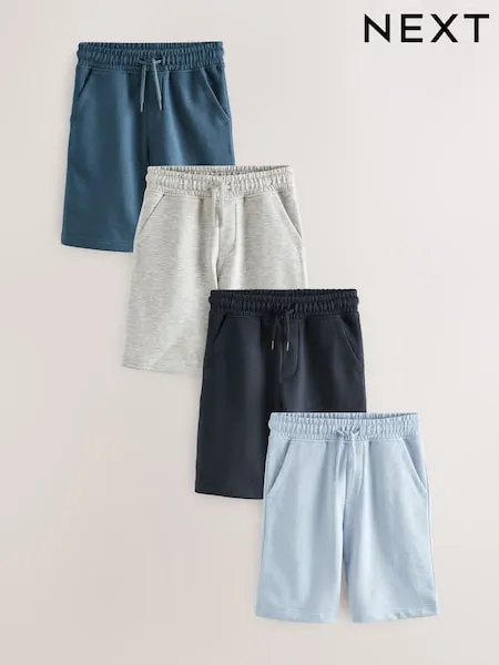 Blue/Navy Regular Fit Basic Shorts (3-16yrs)