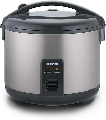Tiger JNP-S10U-US 5.5 Cup Capacity White Rice Cooker with Non-Stick Inner Pot, Retractable Power Cord, and Keep Warm up to 12 hours (Urban Satin) Tiger JNP-S10U-US 5.5 Cup Capacity White Rice Cooker…