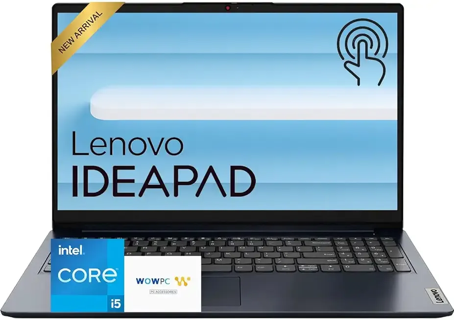 Lenovo New 2026 Edition Ideapad Laptop • 15.6 FHD Touchscreen Display • Intel i5-1335U 10-Core Processor(Beats i7-1255U) • 12GB RAM • 256GB SSD • Copilot AI • WiFi 6 • Windows 11 • Business & Academic