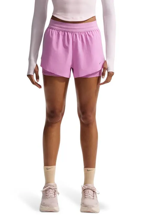 Nike Swift Dri-FIT Mid-Rise 2-in-1 Running Shorts