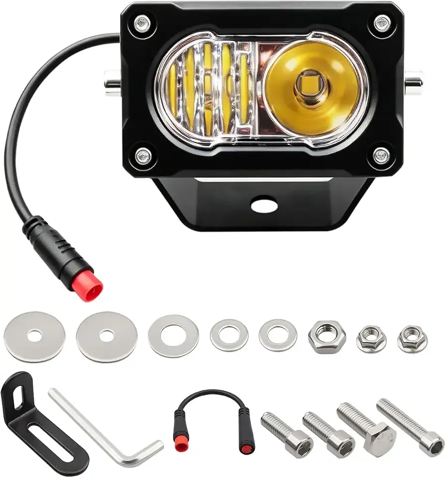 E-Bike Headlight Fit for Rad Power Style Bike, 10V-80V 30W