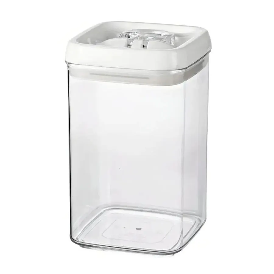 Frasco Hermético Acrílico Apilable Dunia G-942-2 1.7 lt