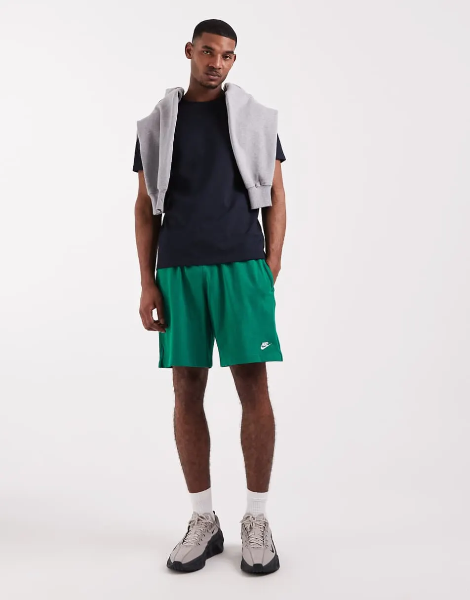Nike Club knit shorts in green