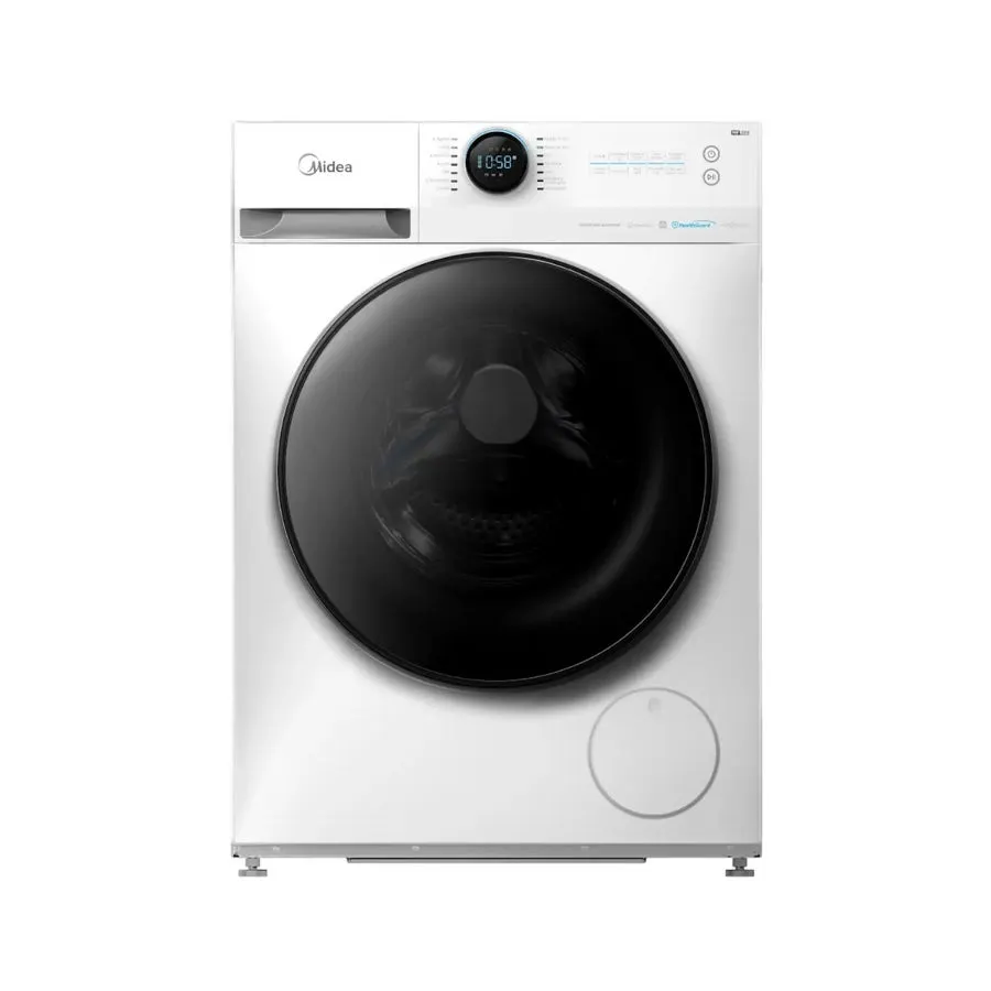 Lavarropas Midea MF200W80WB/W-A1 8 Kkg 1400RPM Con WiFi Inverter