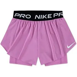 Nike Little Girls' Pro Dri-FIT 2-In-1 Shorts