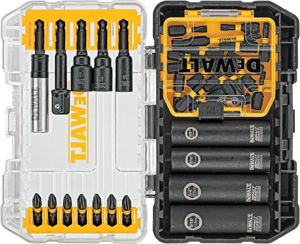 Screwdriver Bit Set, Impact Driver Bit Set, FlexTorq, 35-Piece (DWA2T35IR)