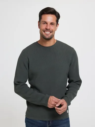 Just Jeans Mini Waffle Crew Knit