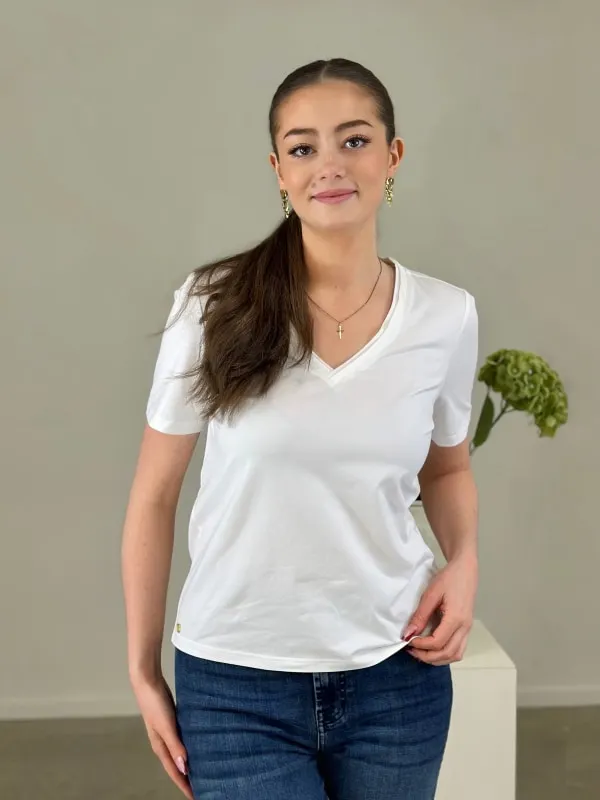 Vina T-shirt Star White