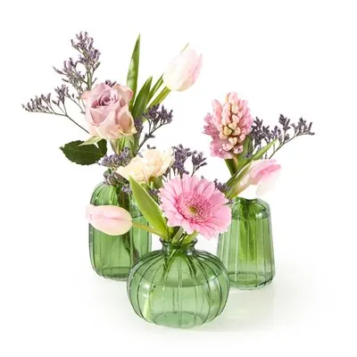 Voorjaarsbloemen | Incl. 3 vaasjes