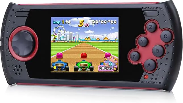 16 Bit Handheld Game for Kids Built-in 230 HD Classic Retro Video Games USB Rechargeable 3.0 Inch Childrens Travel Electronics Toys Portable Ga…