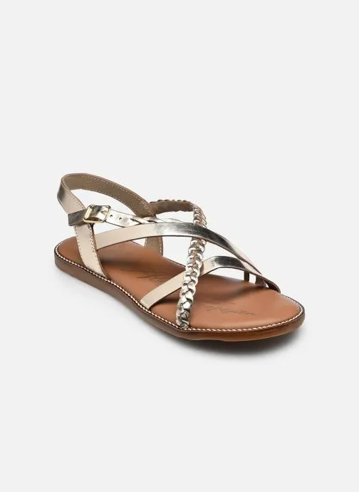 Sandalen S-SH3342 dames goud en brons