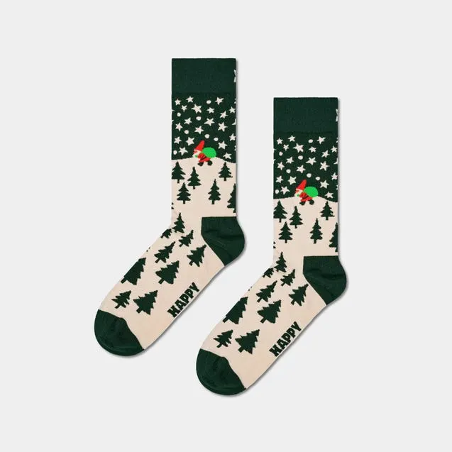 Sokken kerstman op weg - Happy Socks
