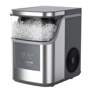 Frigidaire Gallery Crunch Countertop Nugget Ice Maker, 33 lbs per day, Self Cleaning, Touch Controls