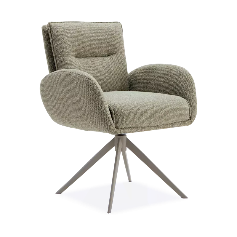 Armstoel Skye (poot draai: beige) - Lodge Thyme