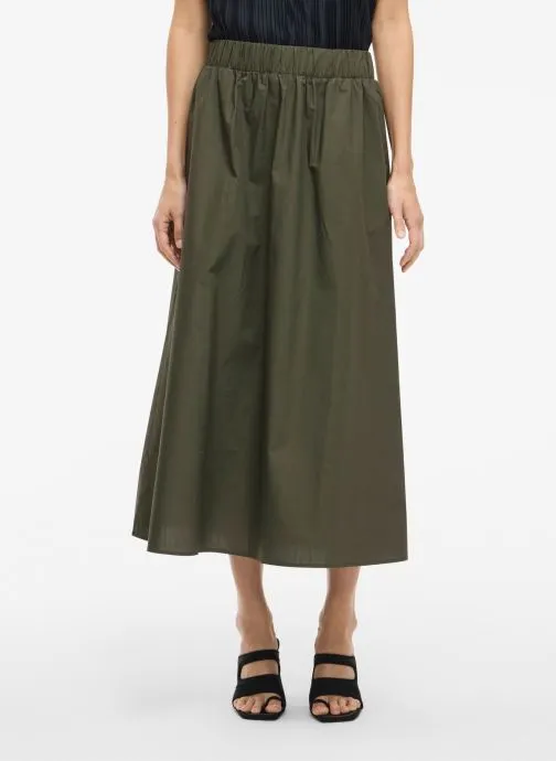 Halflange rokken Visophie Hw Ankle Skirt - Noos dames groen
