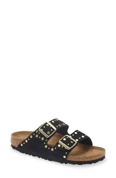 Birkenstock Arizona Rivets Studded Slide Sandal