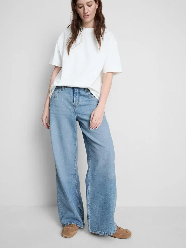 Jean droit en coton The Edit