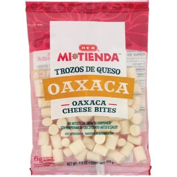H-E-B Mi Tienda Trozos de Queso Oaxaca Cheese Bites, 7.5 oz