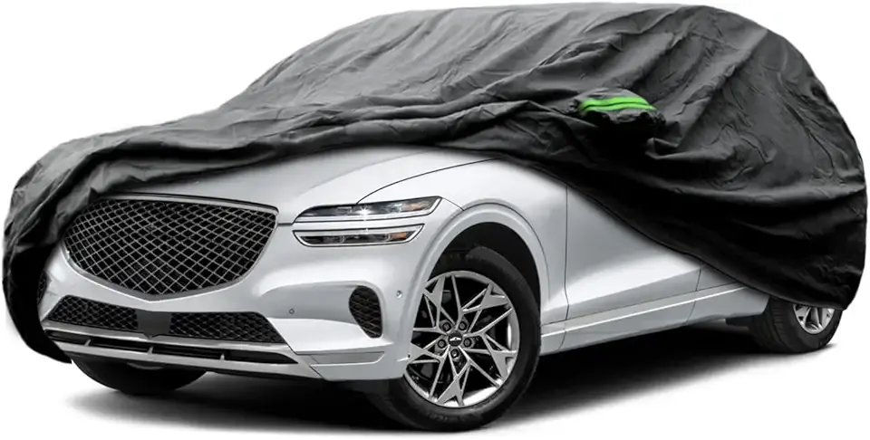 Proadsy Car Cover Custom Fit for 2022-2025 2026 Genesis GV70, Waterproof All Weather for Automobiles, Full Exterior Cover Rain Snow Sun Protector Indoor Outdoor Car Cover