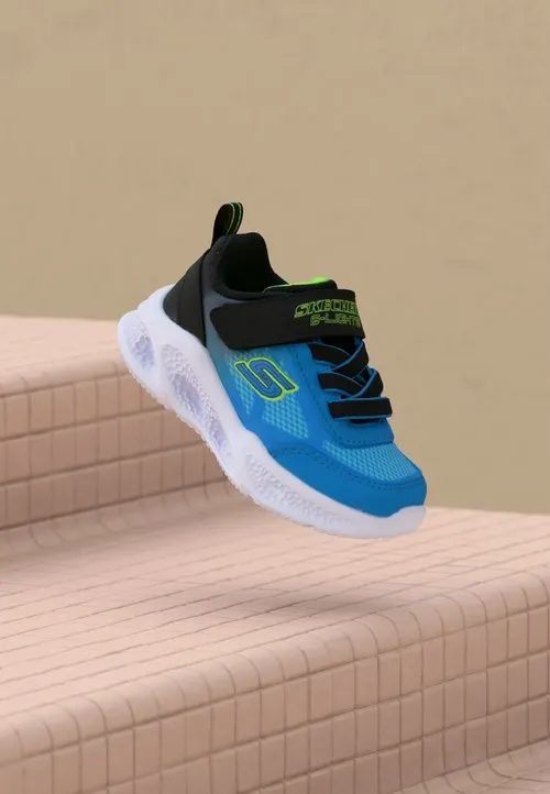 LIGHT UP METEOR LIGHTS - Joggesko - black/blue/lime