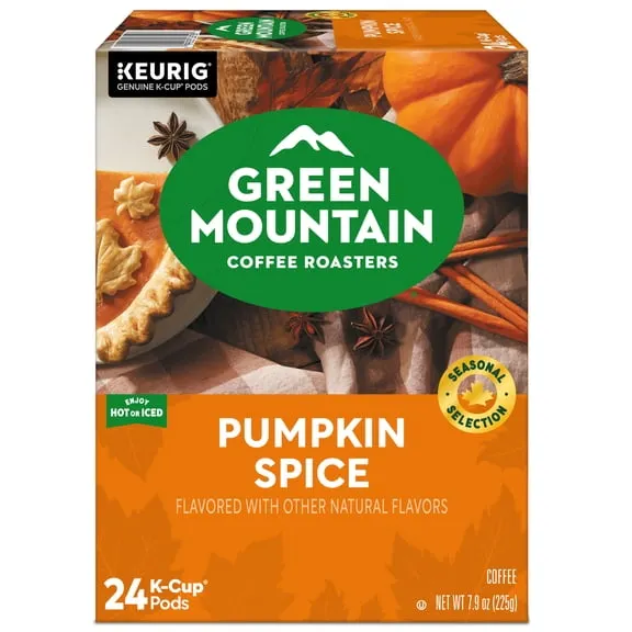 Rollback, Green Mountain Coffee Roasters, Pumpkin Spice Light Roast K-Cup Coffee Pods, 24 Count