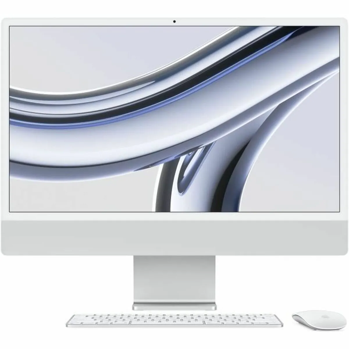 Apple iMac 24-inch (2023) - M3 8‑core CPU chip - 10‑core GPU - 256GB SSD - Zilver - AZERTY