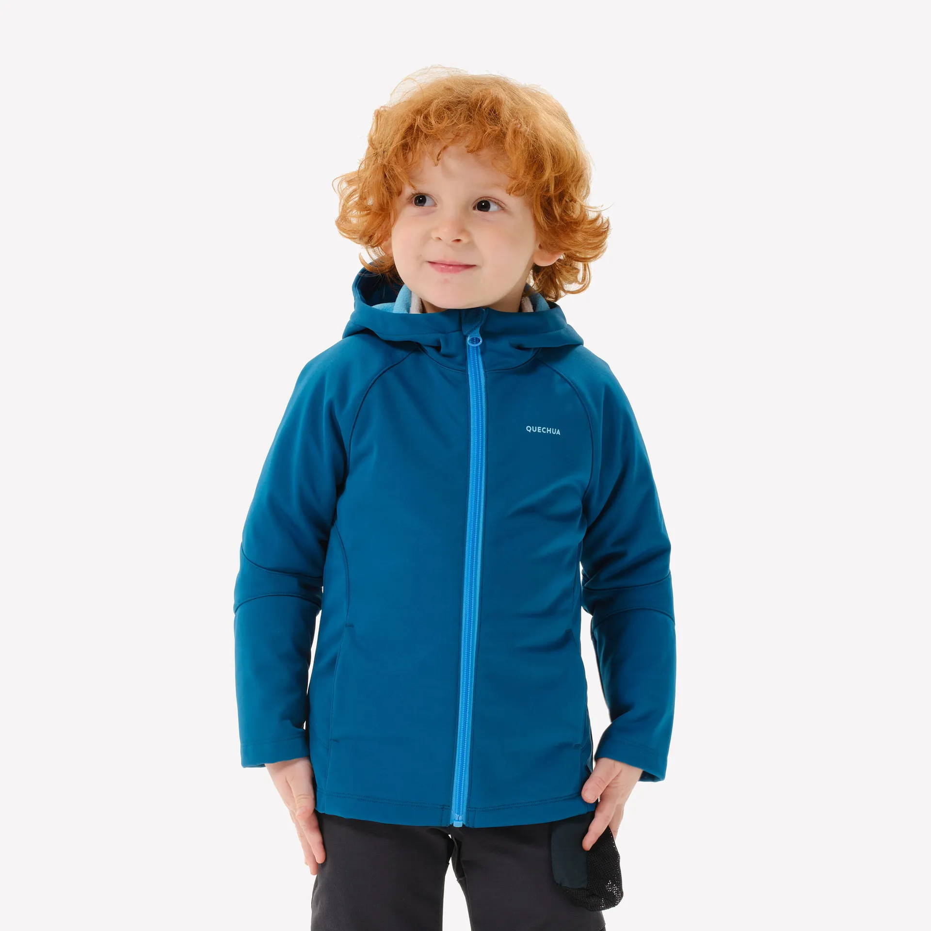 QUECHUA Dětská turistická softshellová bunda MH 900 2–6 let