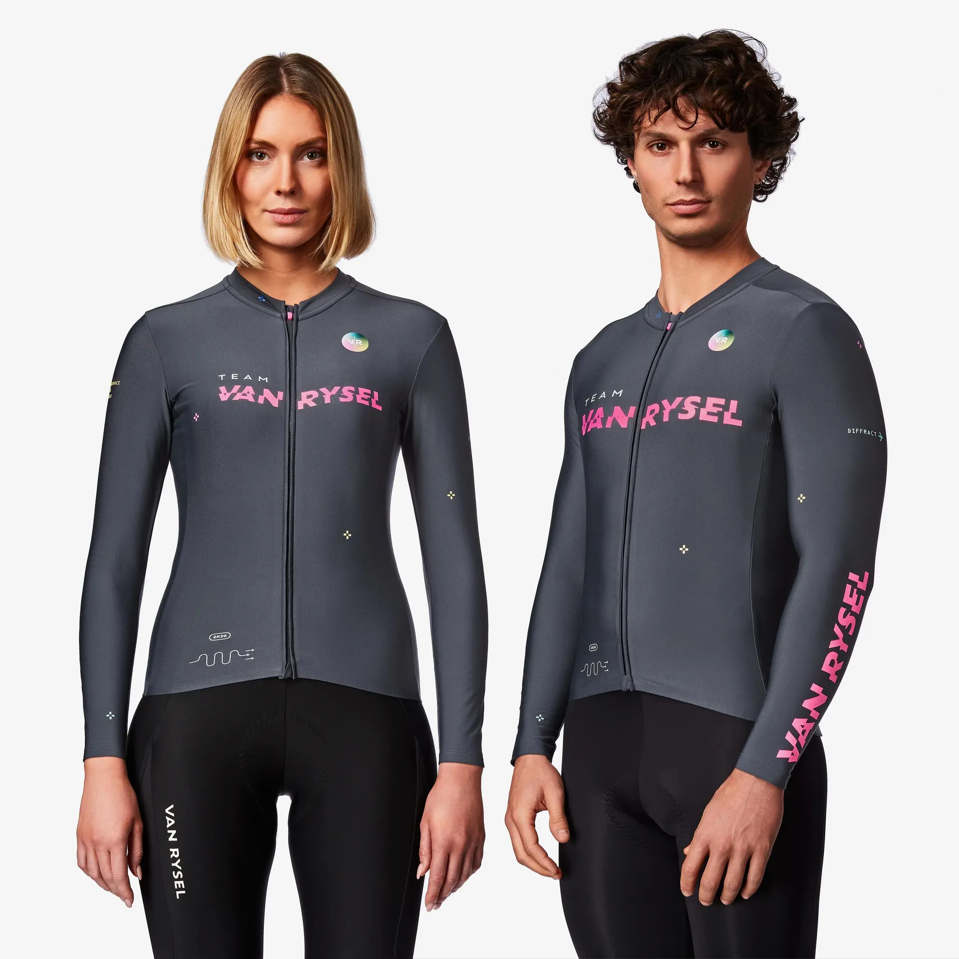 VAN RYSEL Unisex dres na silniční cyklistiku s dlouhým rukávem RCR-R 2 do chladného počasí