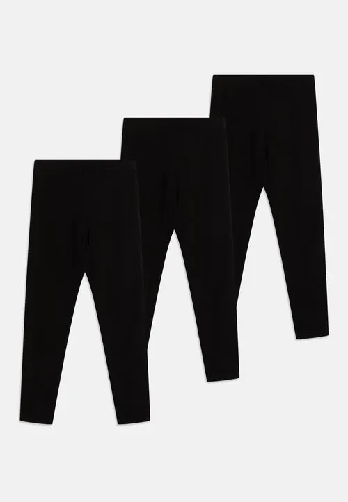 3 PACK UNISEX - Tights - black