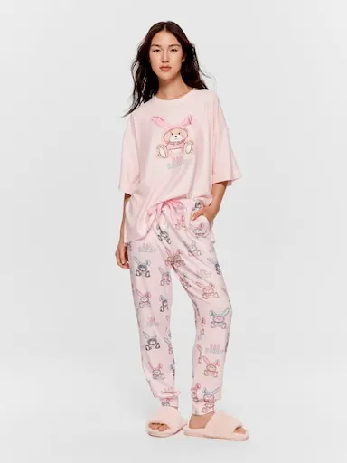 Bad Bunny Plush Easy Pj Pant