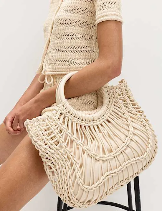 Large Open Weave Grab Bag